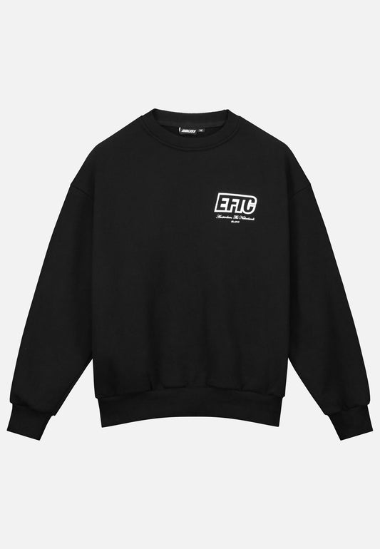 Jet black EFTC sweater